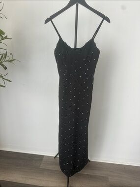 Polkadot slip dress